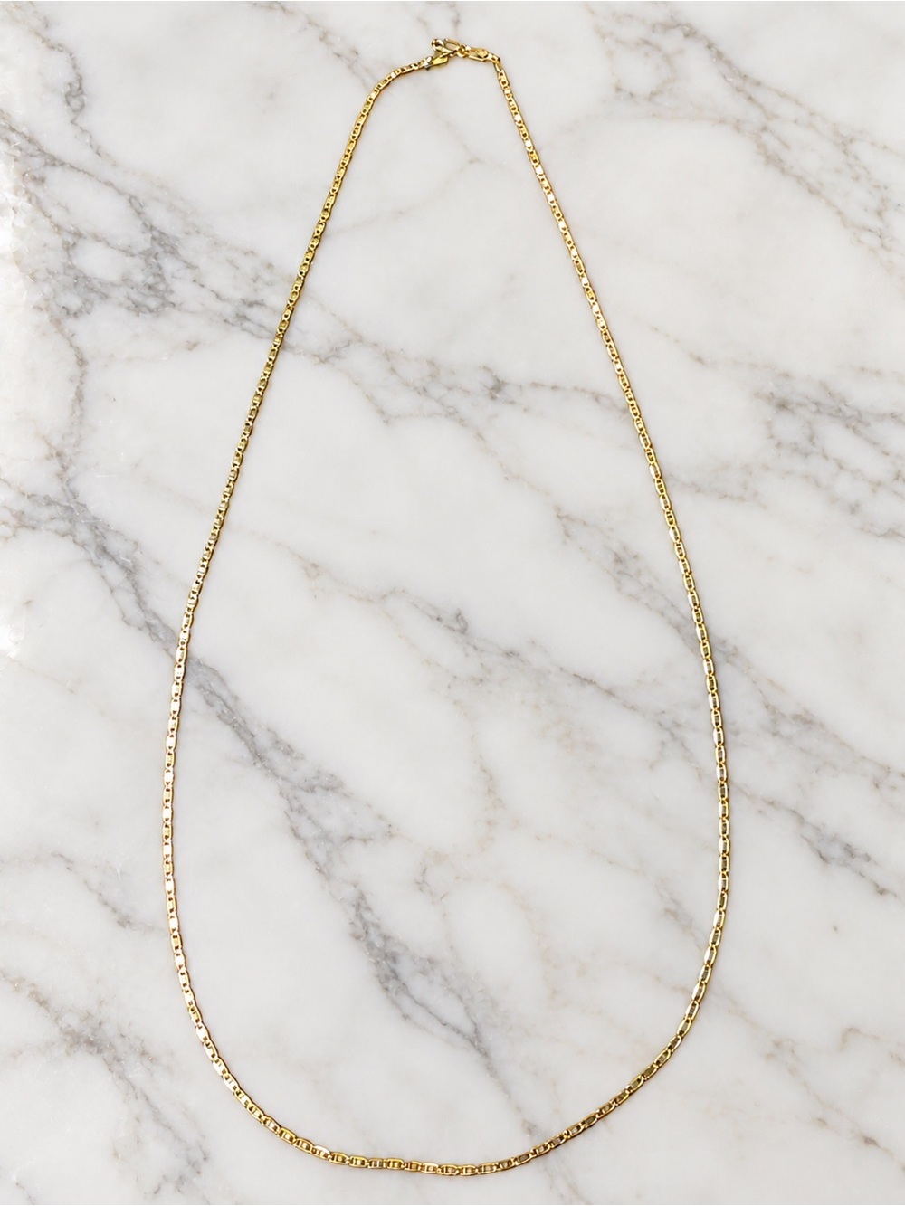 NEW 10K Solid Yellow Gold Valentino Chain Necklace 22” 1.4mm Real Gold